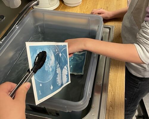 Vannbad Bilde i vannbad