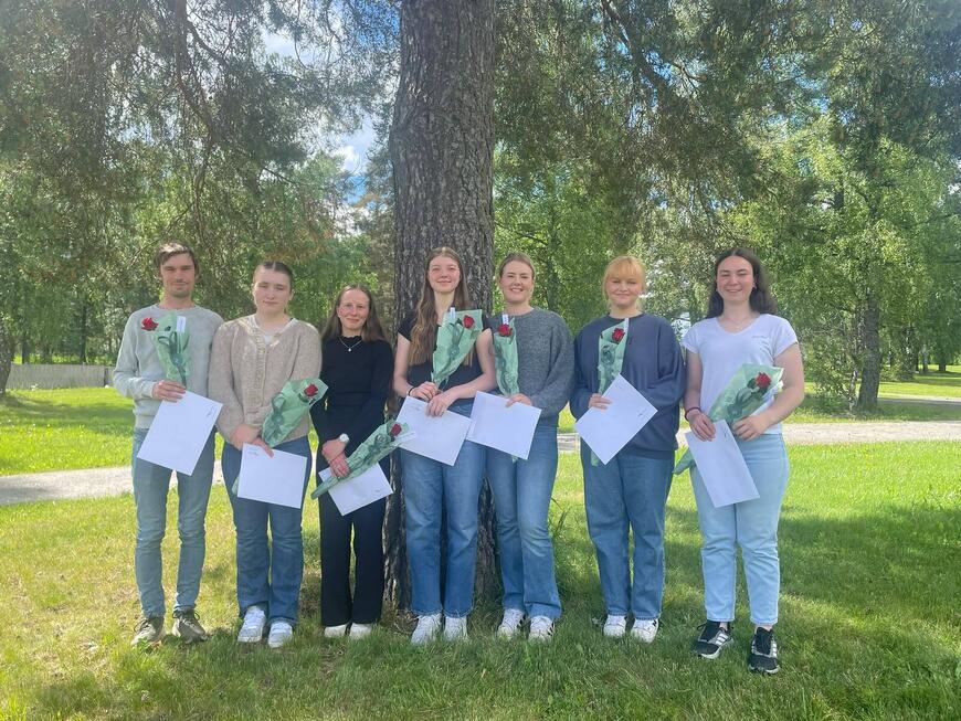 Fra venstre: Halvor Hornkjøl, Sofie Brodal Langhelle, Marie Morstøl, Tuva Tjæder, Tuva Rønning og Kaja B Tømmervik. Fra venstre: Halvor Hornkjøl, Sofie Brodal Langhelle, Marie Morstøl, Tuva Tjæder, Tuva Rønning og Kaja B Tømmervik.