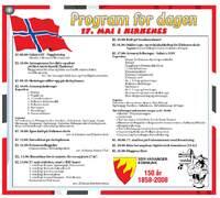 Bilde Program for 17 mai